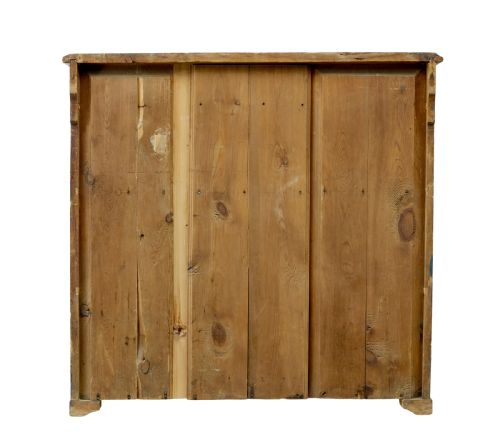 EARLY 19TH CENTURY RUSTIC PAINTED SCANDINAVIAN CUPBOARD - ADDITIONAL PHOTO 8