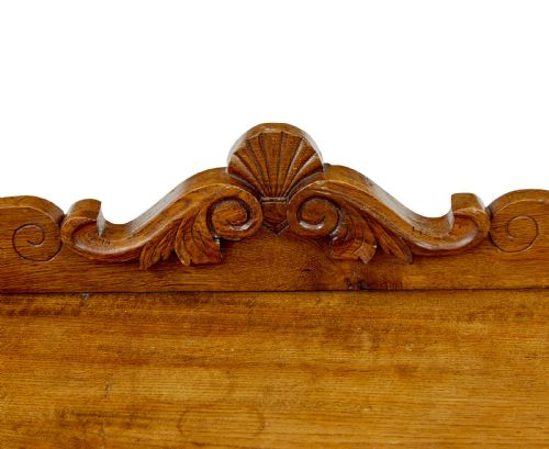 19TH CENTURY SOLID OAK GOTHIC REVIVAL BUTLERS TRAY ON STAND - ADDITIONAL PHOTO 7