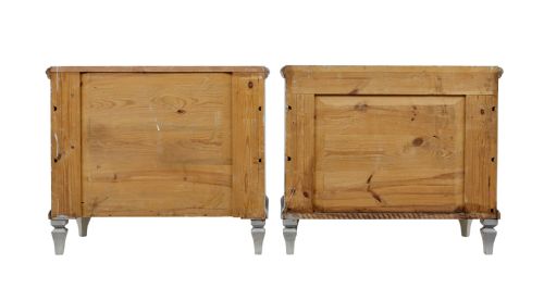 PAIR OF 19TH CENTURY SWEDISH HAND PAINTED CHEST OF DRAWERS - ADDITIONAL PHOTO 3
