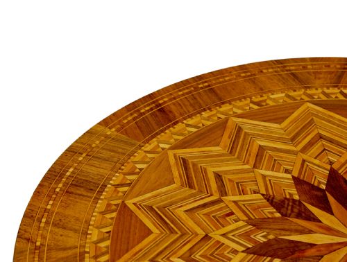 19TH CENTURY ITALIAN INLAID WALNUT SORRENTO TABLE - ADDITIONAL PHOTO 4