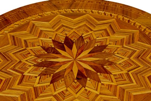 19TH CENTURY ITALIAN INLAID WALNUT SORRENTO TABLE - ADDITIONAL PHOTO 5