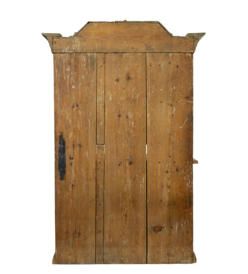 EARLY 19TH CENTURY HAND PAINTED SWEDISH FOLK ART CUPBOARD - ADDITIONAL PHOTO 4