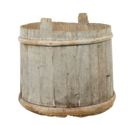 LARGE 19TH CENTURY SCANDINAVIAN PINE STORAGE BARREL - ADDITIONAL PHOTO 5