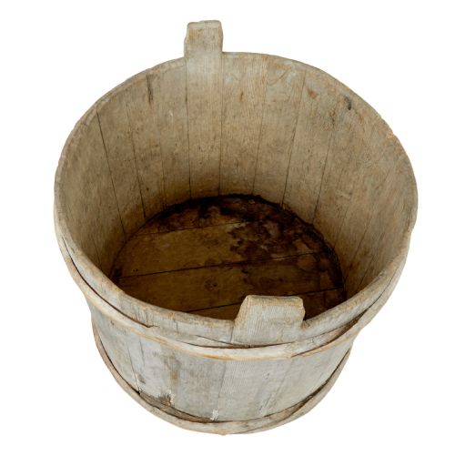 LARGE 19TH CENTURY SCANDINAVIAN PINE STORAGE BARREL - ADDITIONAL PHOTO 8