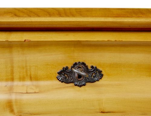 19TH CENTURY SWEDISH BIRCH CHEST OF DRAWERS - ADDITIONAL PHOTO 1