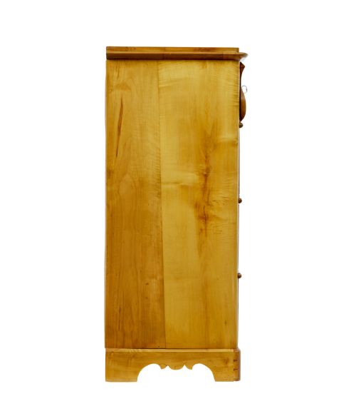 19TH CENTURY SWEDISH BIRCH CHEST OF DRAWERS - ADDITIONAL PHOTO 8