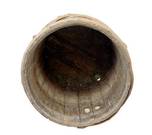 19TH CENTURY RUSTIC SWEDISH PINE BARREL - ADDITIONAL PHOTO 8