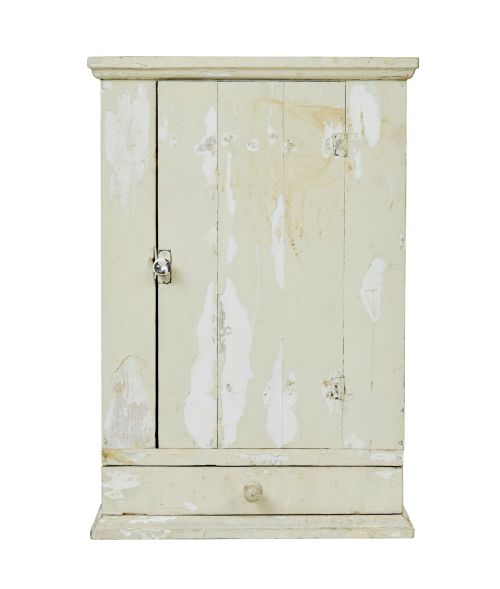 SCANDINAVIAN 19TH CENTURY PINE WALL CUPBOARD - ADDITIONAL PHOTO 2