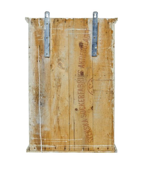 SCANDINAVIAN 19TH CENTURY PINE WALL CUPBOARD - ADDITIONAL PHOTO 5