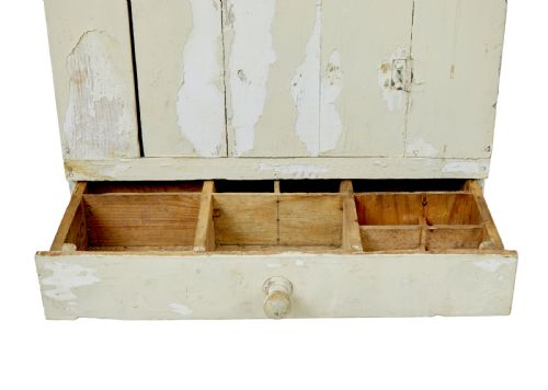 SCANDINAVIAN 19TH CENTURY PINE WALL CUPBOARD - ADDITIONAL PHOTO 7