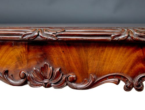 19TH CENTURY HAND CARVED OVAL CENTER TABLE - ADDITIONAL PHOTO 5
