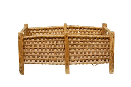 19TH CENTURY SCANDINAVIAN HANDMADE WOVEN BASKET - ADDITIONAL PHOTO 7
