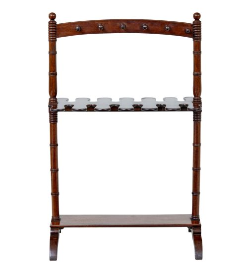 MID 19TH CENTURY HAND CARVED RIDING BOOT STAND - ADDITIONAL PHOTO 5