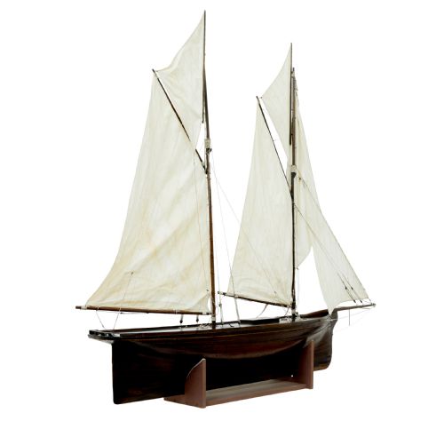 LATE 19TH CENTURY SCALE MODEL OF A WOODEN BOAT - ADDITIONAL PHOTO 4