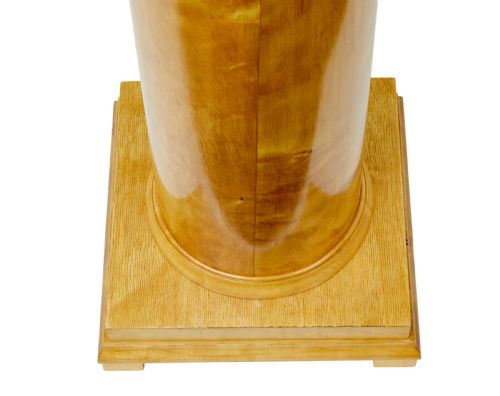 EARLY 20TH CENTURY EMPIRE REVIVAL SWEDISH BIRCH PEDESTAL - ADDITIONAL PHOTO 5