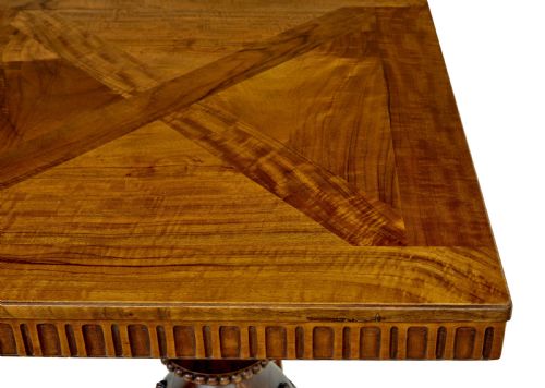 SCANDINAVIAN EARLY 20TH CARVED WALNUT DESK - ADDITIONAL PHOTO 8