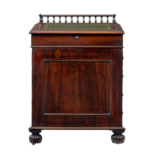MID 19TH CENTURY DAVENPORT WRITING DESK - ADDITIONAL PHOTO 2