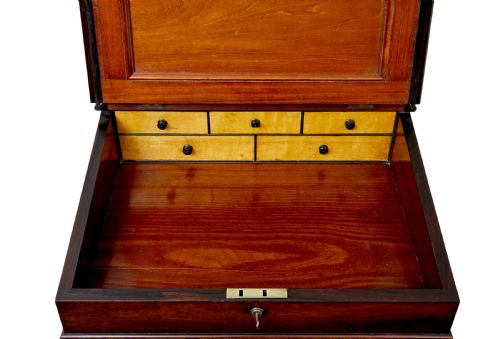 MID 19TH CENTURY DAVENPORT WRITING DESK - ADDITIONAL PHOTO 7