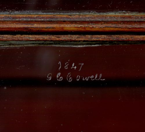 MID 19TH CENTURY INLAID BREAKFRONT BOOKCASE - ADDITIONAL PHOTO 5