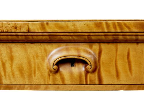 SCANDINAVIAN BIRCH ART DECO PEDESTAL DESK - ADDITIONAL PHOTO 11