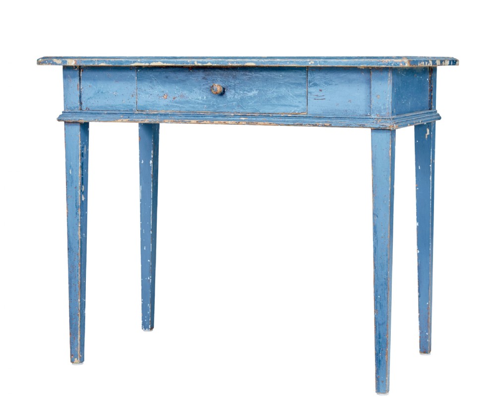 19TH CENTURY HAND PAINTED SWEDISH SIDE TABLE View IV
