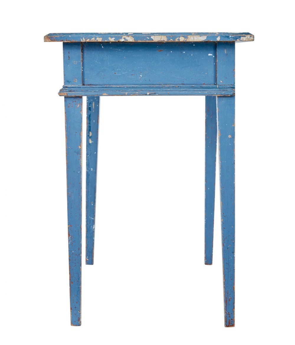 19TH CENTURY HAND PAINTED SWEDISH SIDE TABLE View V