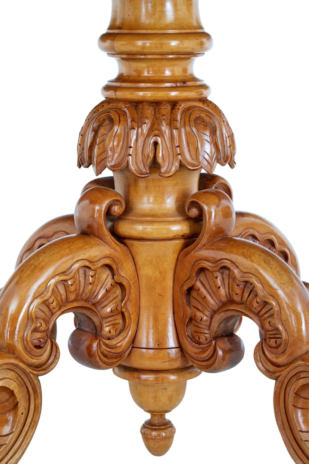 SWEDISH 19TH CENTURY BIRCH OVAL OCCASIONAL TABLE View II