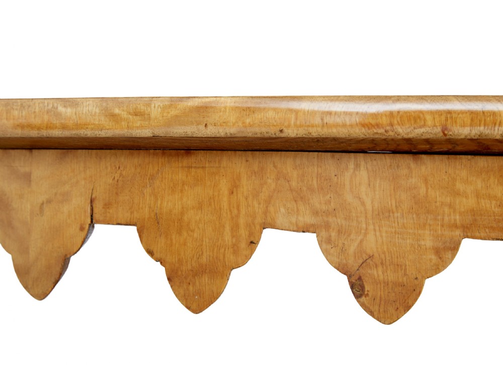 SWEDISH 19TH CENTURY BIRCH OVAL OCCASIONAL TABLE View IV