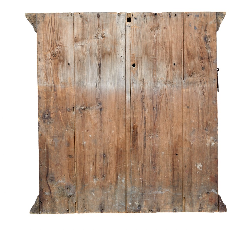 MID 19TH CENTURY HAND PAINTED FOLK ART CUPBOARD View V