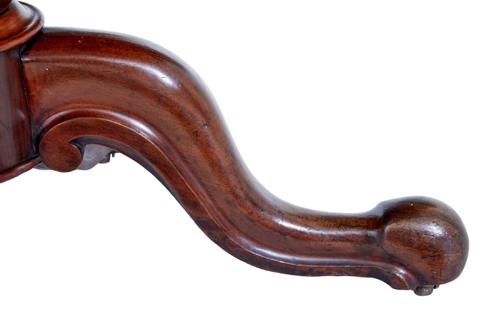 VICTORIAN 19TH CENTURY MAHOGANY BREAKFAST TABLE View IV