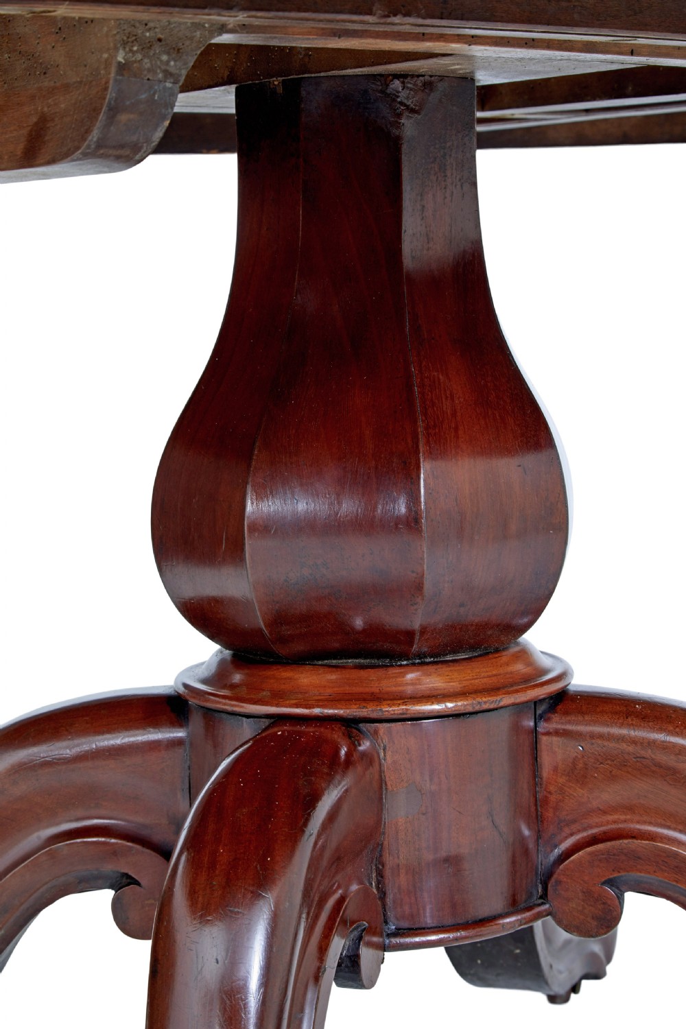 VICTORIAN 19TH CENTURY MAHOGANY BREAKFAST TABLE View V