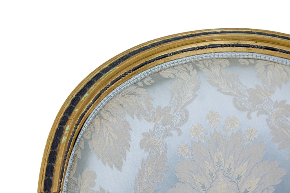 PAIR OF 19TH CENTURY SWEDISH GOTHENBURG GILT ARMCHAIRS View VIII
