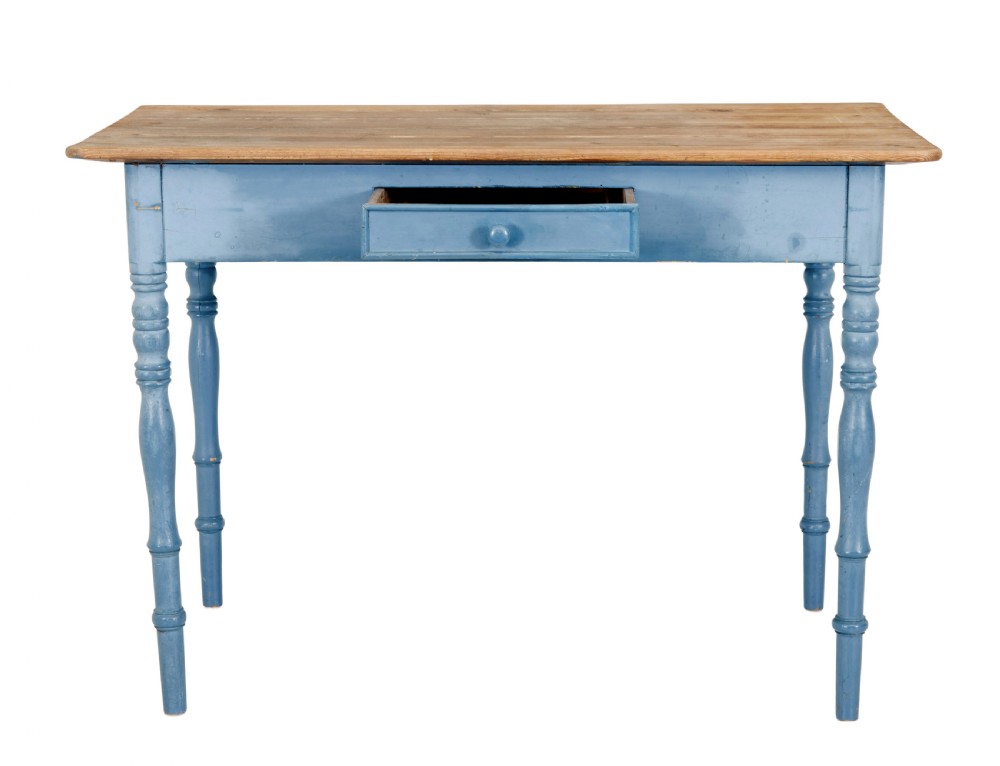 19TH CENTURY HAND PAINTED PINE OCCASIONAL TABLE View V