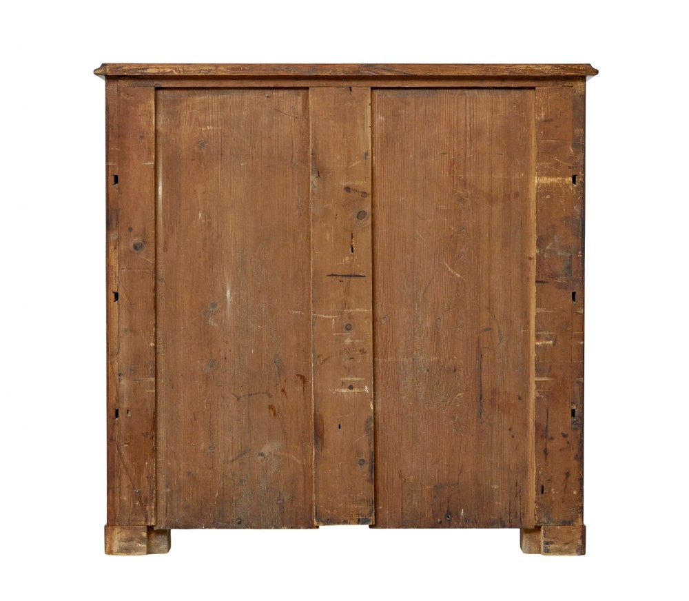 SWEDISH 19TH CENTURY BURR WALNUT CHEST OF DRAWERS View VI