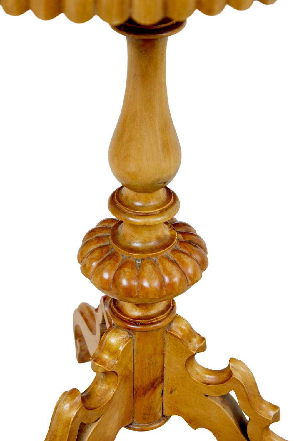 19TH CENTURY SWEDISH BIRCH OVAL OCCASIONAL TABLE View XIII