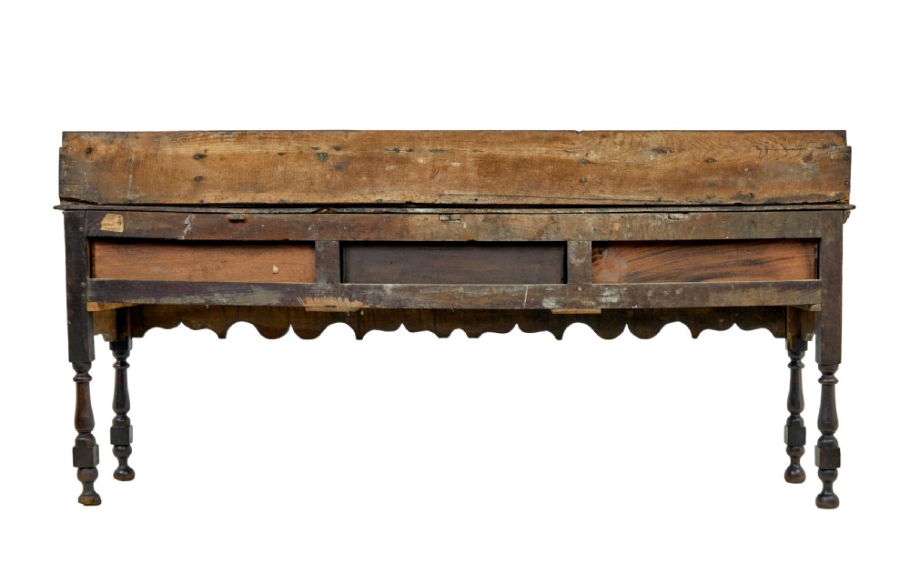 GEORGIAN 18TH CENTURY OAK DRESSER BASE AND SPICE DRAWERS View VI