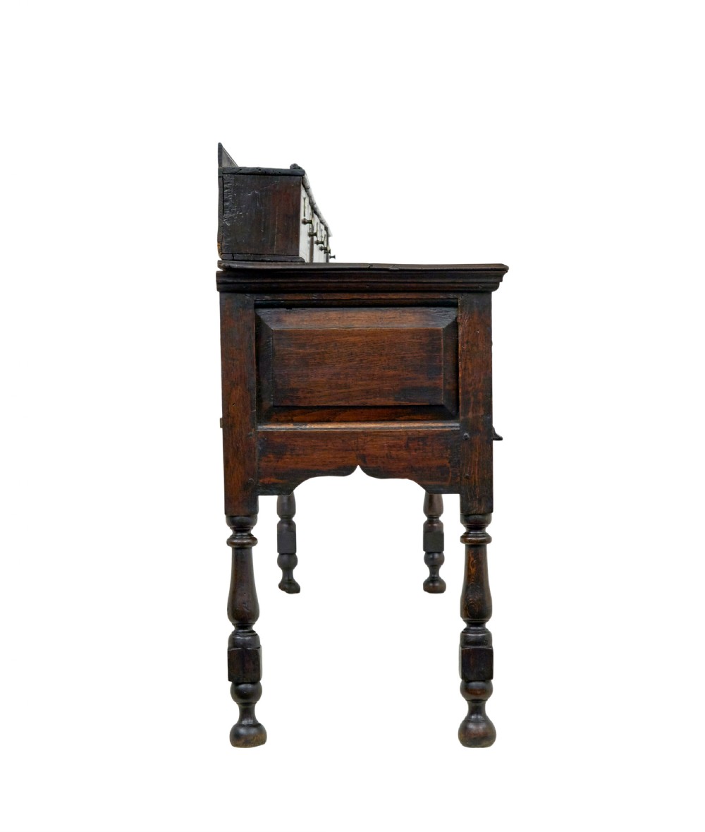 GEORGIAN 18TH CENTURY OAK DRESSER BASE AND SPICE DRAWERS View VII