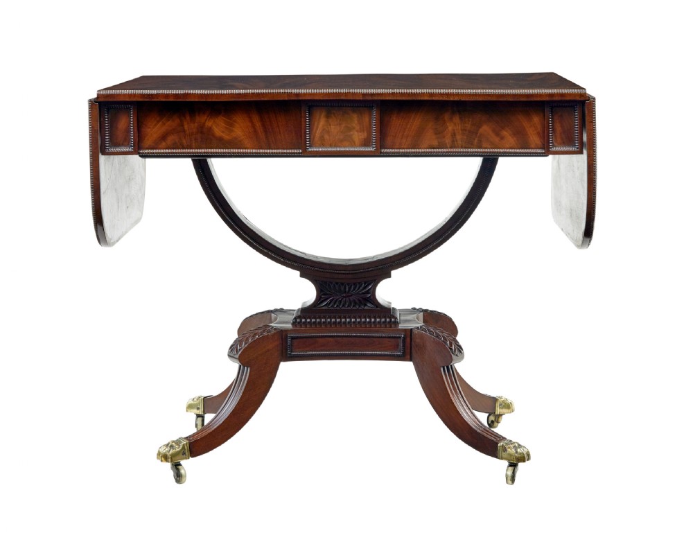 EARLY 19TH CENTURY WILLIAM IV SOFA TABLE View III