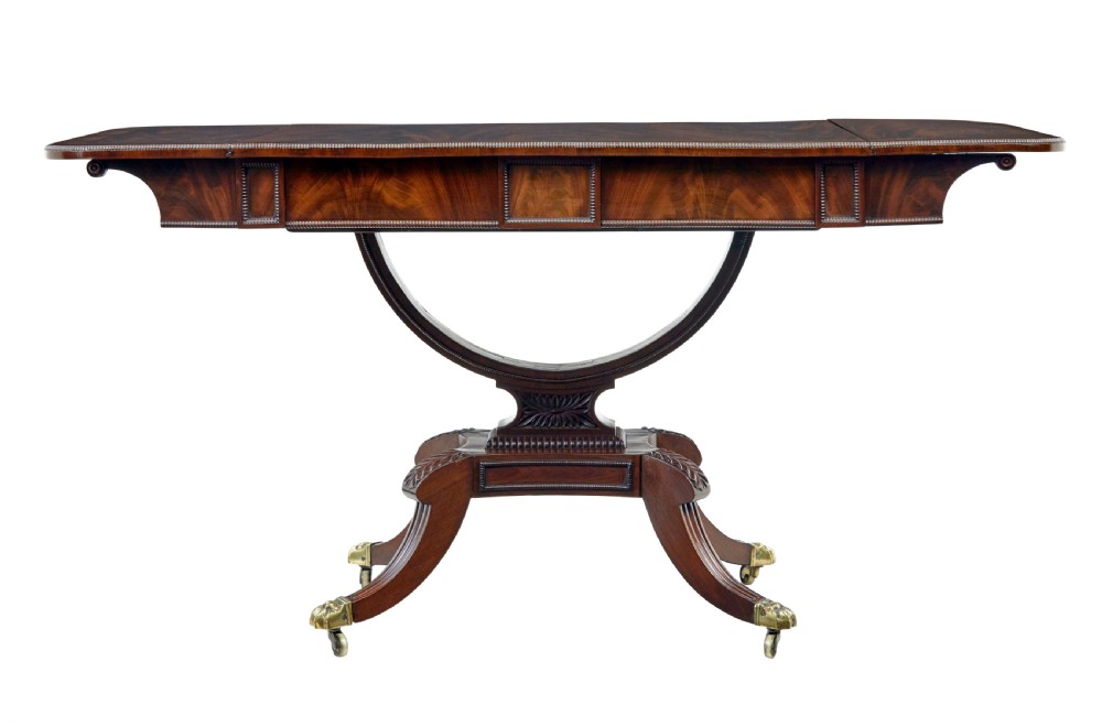 EARLY 19TH CENTURY WILLIAM IV SOFA TABLE View V