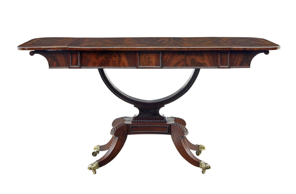 EARLY 19TH CENTURY WILLIAM IV SOFA TABLE View VII
