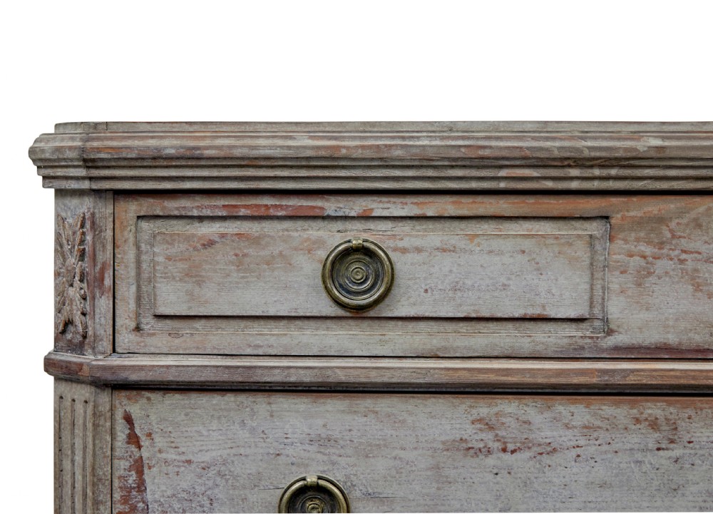 19TH CENTURY PAIR OF SWEDISH HAND PAINTED CHEST OF DRAWERS View VII