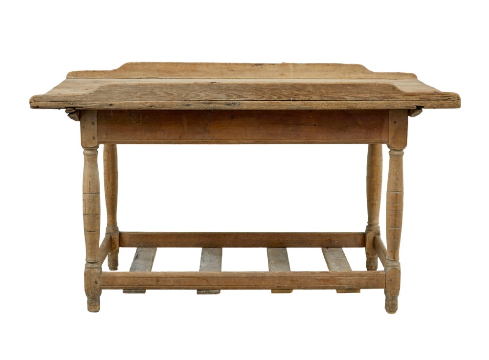 19TH CENTURY SWEDISH PINE BAKERS TABLE View III