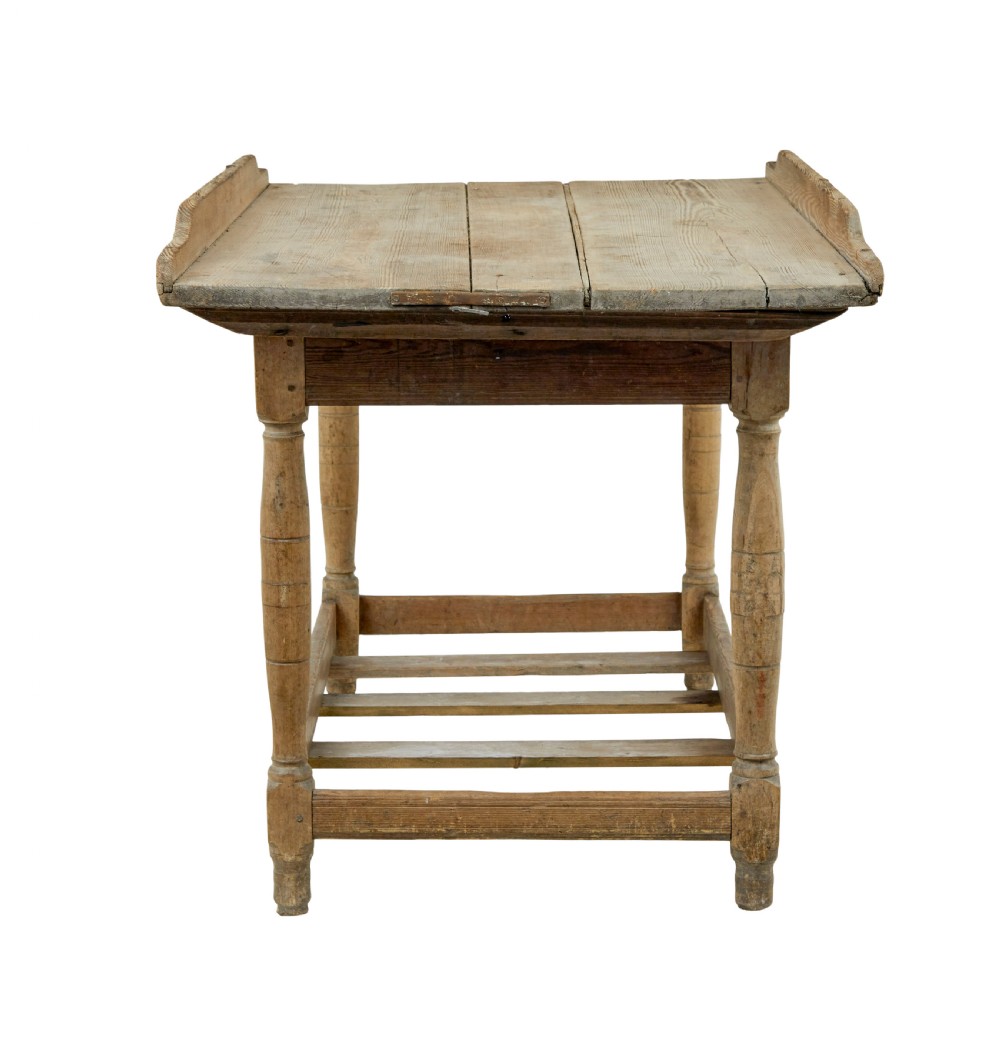 19TH CENTURY SWEDISH PINE BAKERS TABLE View VI
