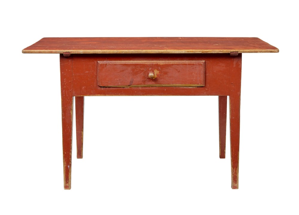 MID 19TH CENTURY SWEDISH PAINTED PINE TABLE View III