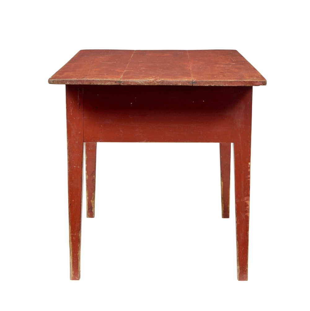 MID 19TH CENTURY SWEDISH PAINTED PINE TABLE View IV