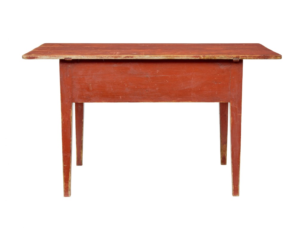 MID 19TH CENTURY SWEDISH PAINTED PINE TABLE View V