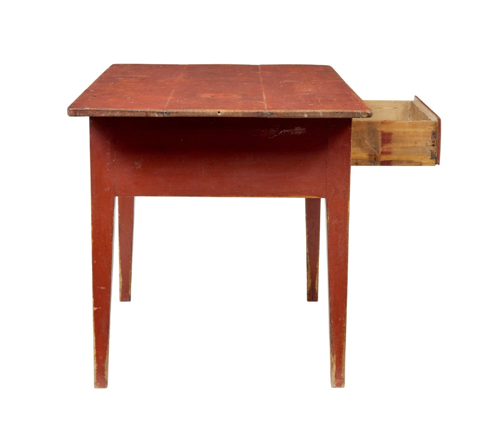 MID 19TH CENTURY SWEDISH PAINTED PINE TABLE View VI