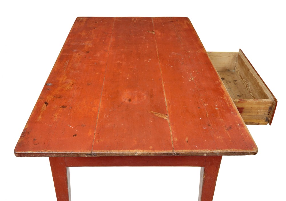 MID 19TH CENTURY SWEDISH PAINTED PINE TABLE View VII