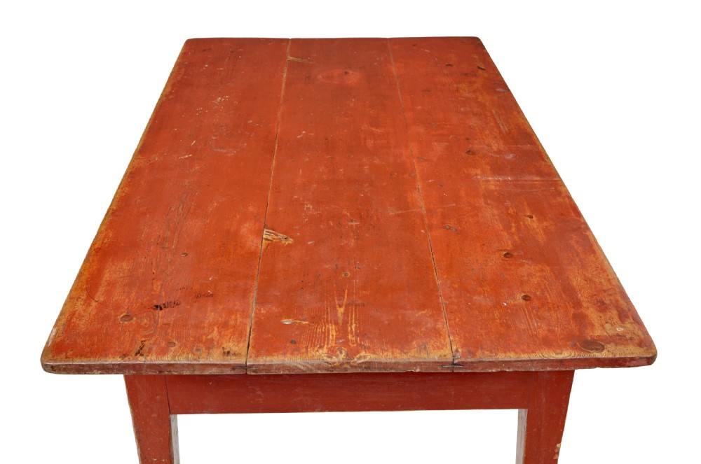 MID 19TH CENTURY SWEDISH PAINTED PINE TABLE View VIII