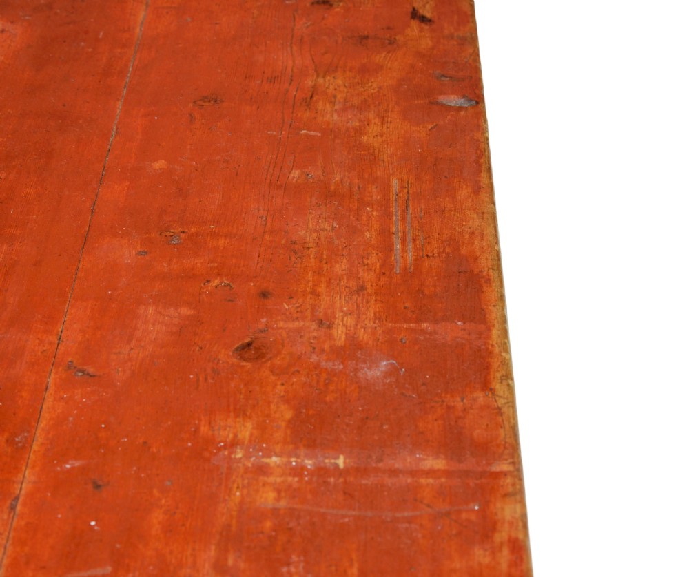 MID 19TH CENTURY SWEDISH PAINTED PINE TABLE View IX